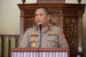 Pesan Wakapolda Kalbar Brigjen Pol Asep Safrudin Saat Memperingati Isra’ Mi’rad 1422 H di Masjid Al-Musyarrafah Polda Kalbar