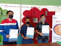 Pertamina Bekerjasama dengan Balai Pustaka untuk Fasilitas Perpustakaan Digital dalam upaya Tingkatkan Kualitas Pendidikan Masyarakat di Kubu Raya