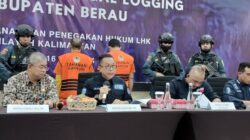 Gakkum KLHK Tetapkan Dua Tersangka Kasus Kayu Ilegal Berau-Surabaya