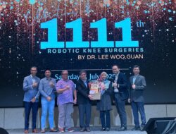 KPJ Kuching Sukses Operasi Lutut 1.111 Pasien Dengan Bantuan Robot