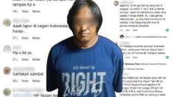 Pelaku dengan latar bekalang komentar warganet di media sosial.