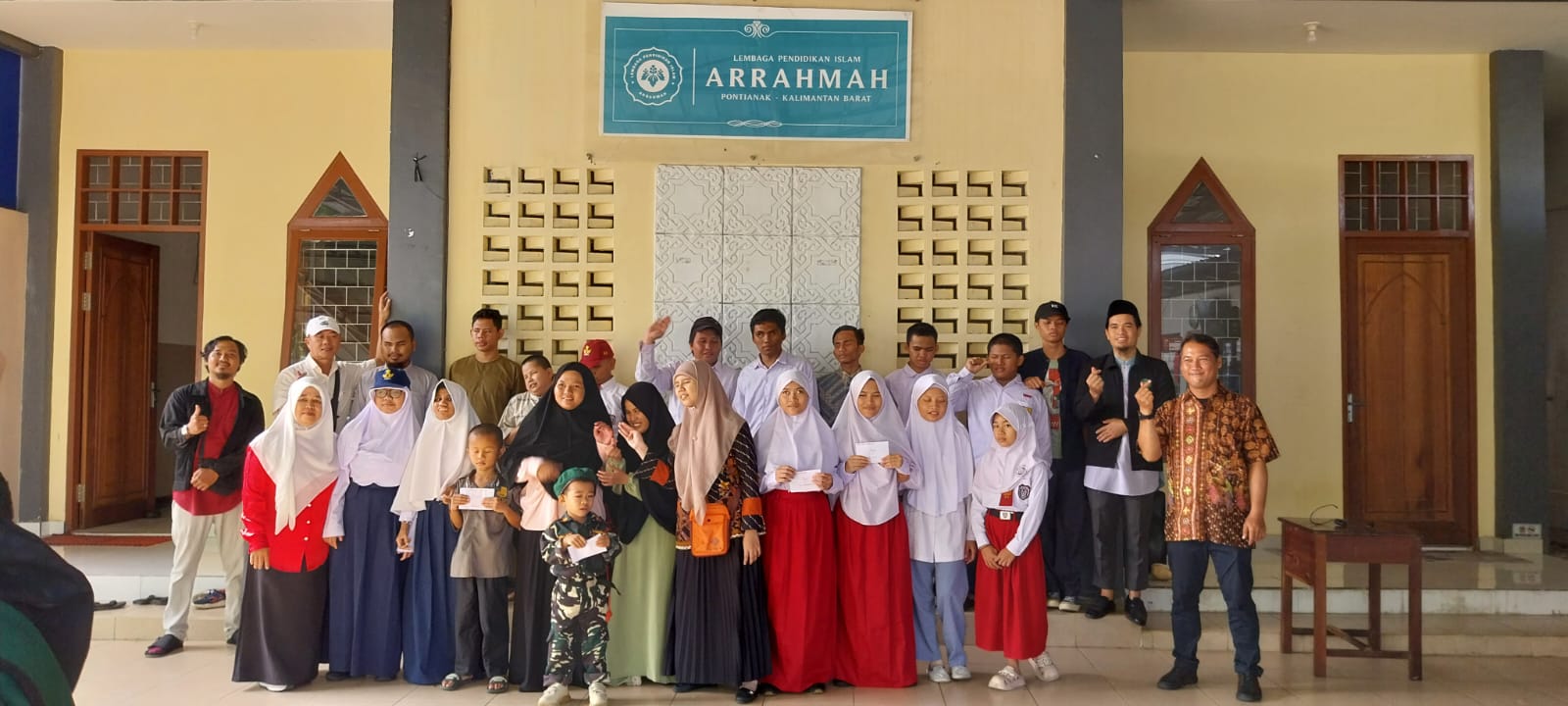 Anak-anak disabilitas netra dari LPI Arrahman