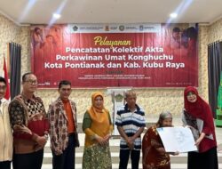 Tuntas Penantian Panjang, 15 Pasangan Khonghucu di Pontianak Resmi Terima Akta Perkawinan