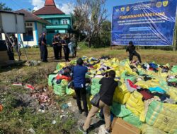 Bea Cukai Entikong dan Sintete Musnahkan Barang Ilegal Senilai Lebih dari Rp1,2 Miliar