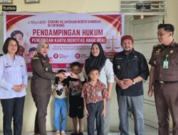 Cabjari Entikong Perkuat Perlindungan Hak Anak Perbatasan dengan KIA