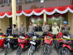3 Tersangka Curanmor Bobol 11 TKP di Pontianak