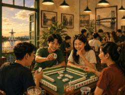 Anak Muda Pontianak Antusias Bermain Mahjong